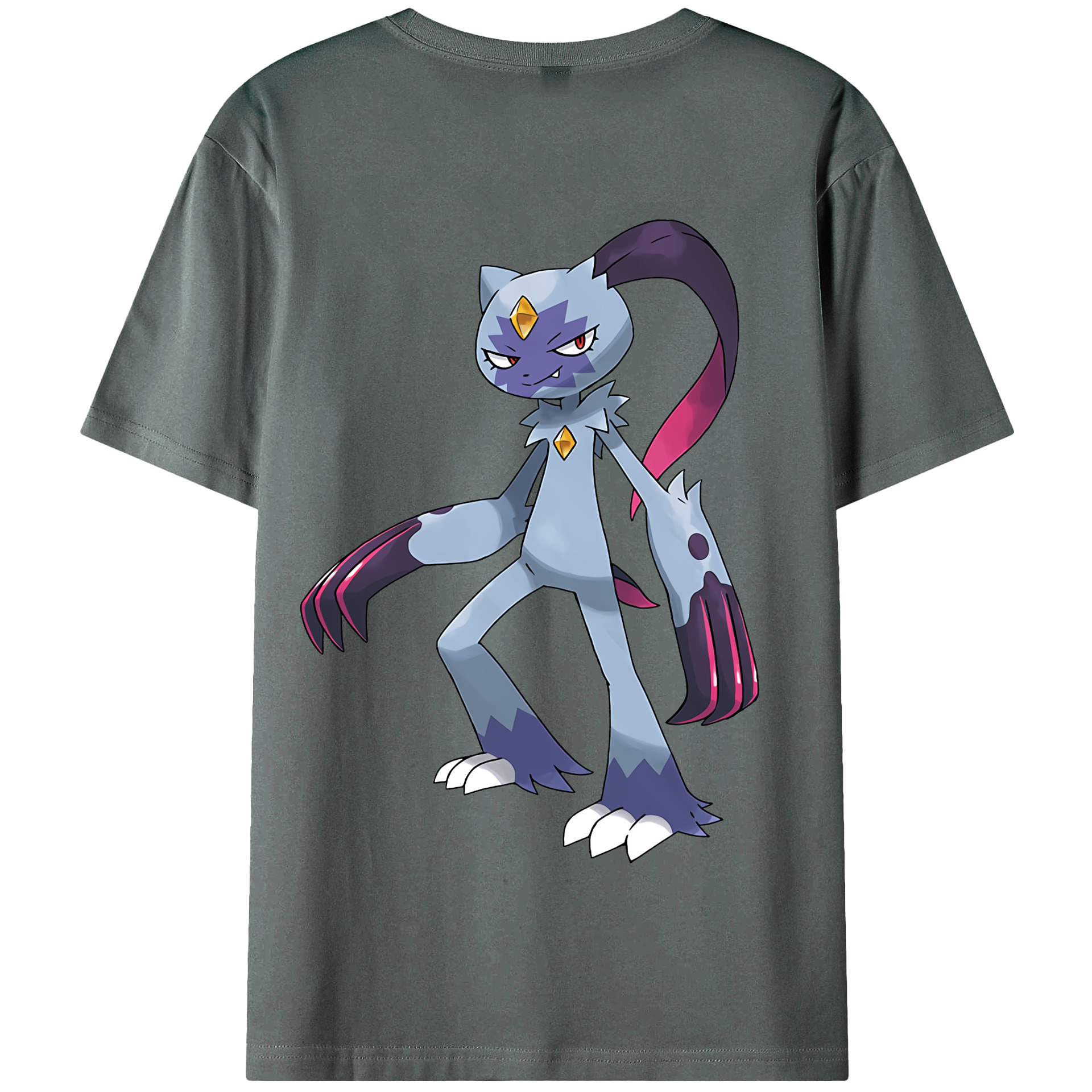 （画像用） ポケットモンスター Pokémon 綿100％半袖Tシャツ（背面プリント）